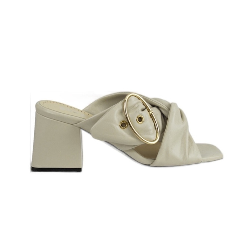 NEW Ron White Willow Napa Twist Buckle Sandals Size 4.5 US 35 EU